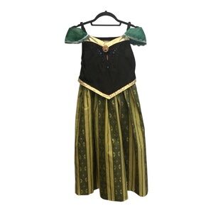 NWT Disney Parks Frozen Princess Anna Costume Dress - Green and Black XL 14/16